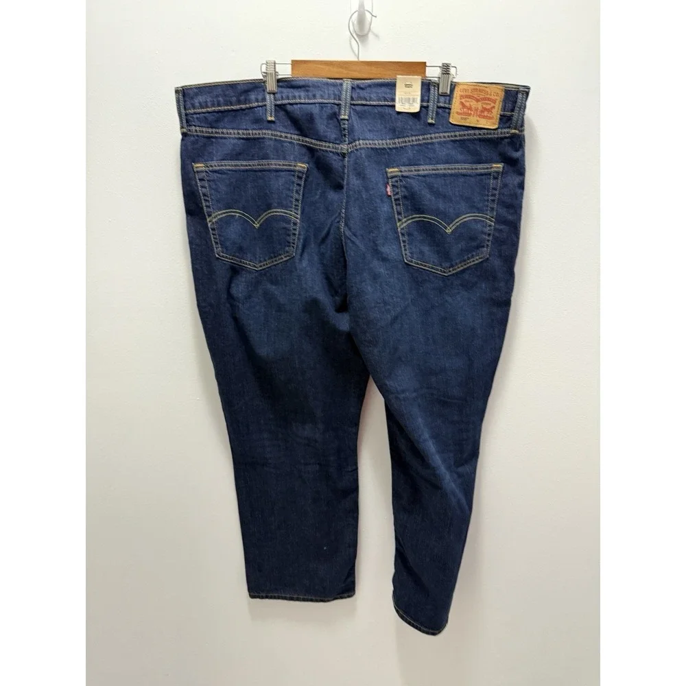 Levi's 559 Relaxed Straight Jeans Men 48x30 Big Tall Dark Wash Stretch NWT Levis